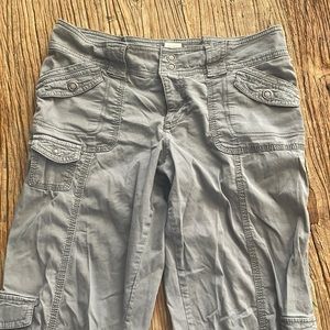 cute grey cargo pants y2k vibes skater grunge